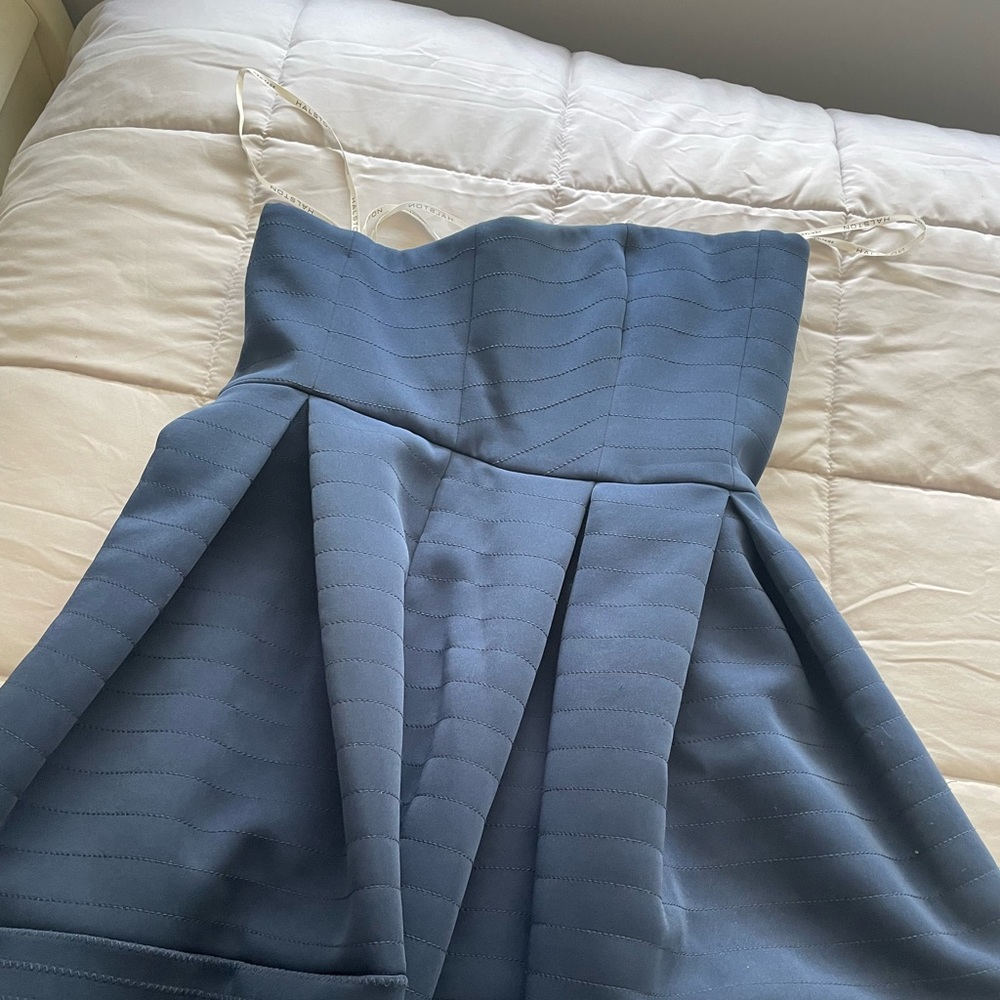 Halston Heritage Navy A-line dress